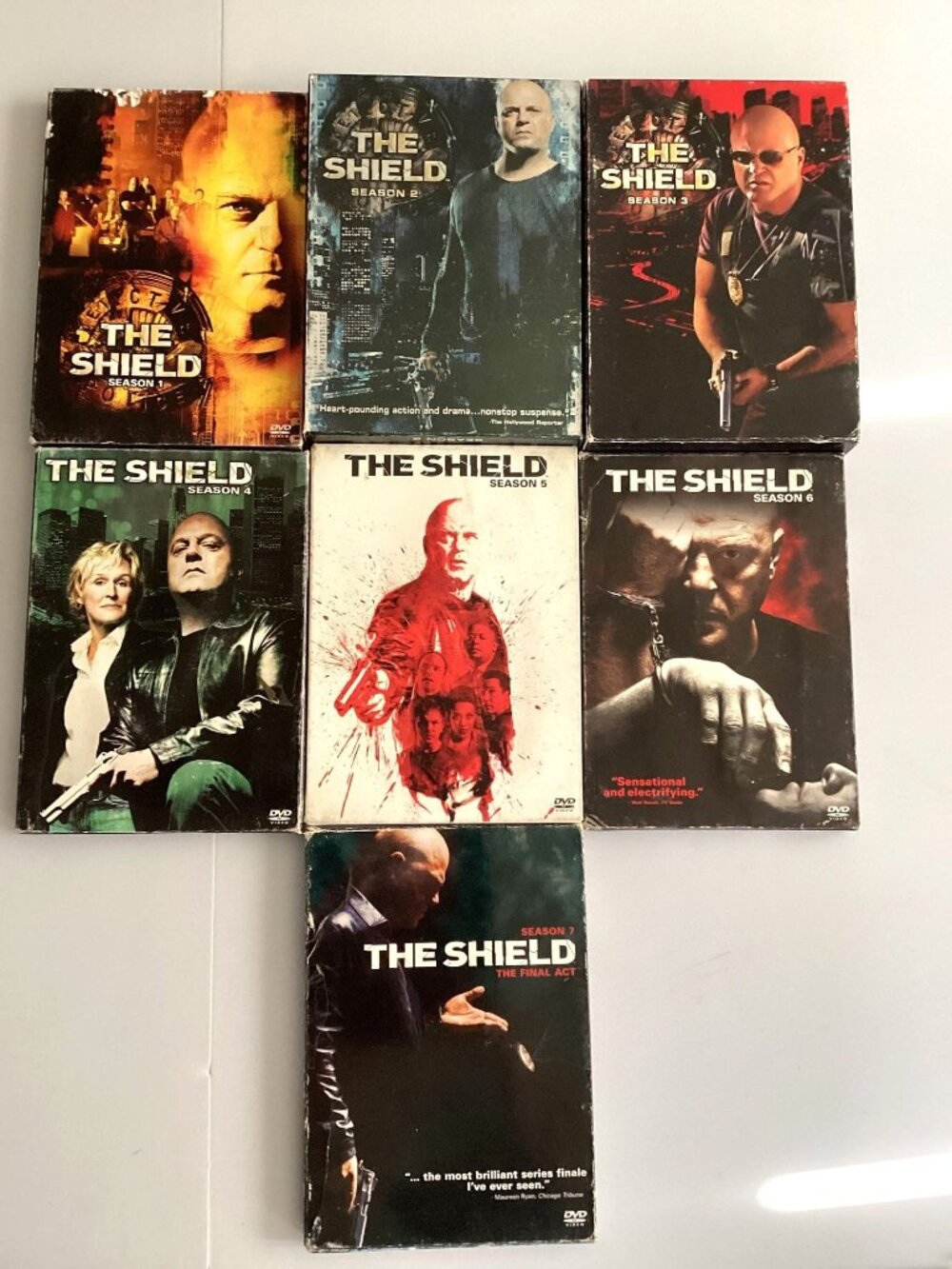 The Shield Complete Series DVD Seasons 1 2 3 4 5 6 7 (Seasons 1-7, 2002 - 2008)